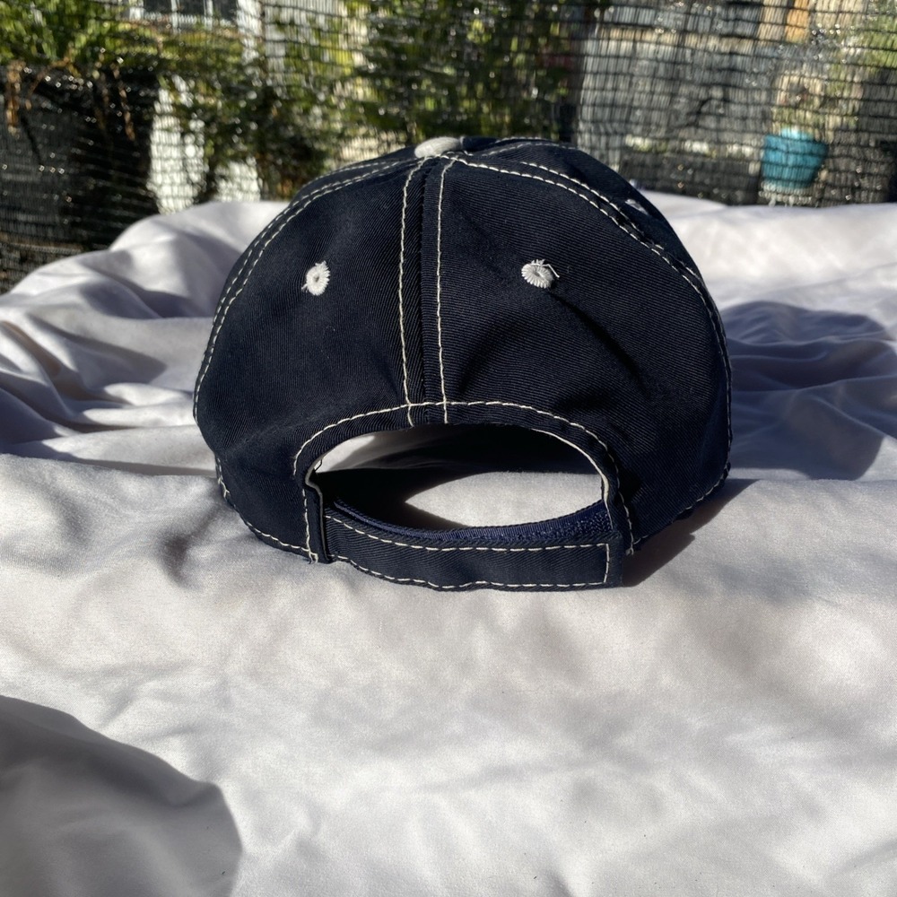 Greg Norman Fishing Cap Black Distressed Baseball Cap Outdoor Shark Hat - Picture 4 of 7